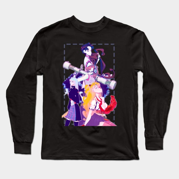 Girls Of Eva Long Sleeve T-Shirt by Kitvinicius